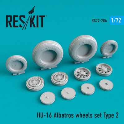 Reskit RS72-0284 HU-16 Albatros wheels set Type 2 1/72