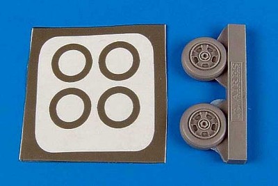 Aires 7227 A-7A/B/E Corsiar II wheels &amp; paint masks 1/72