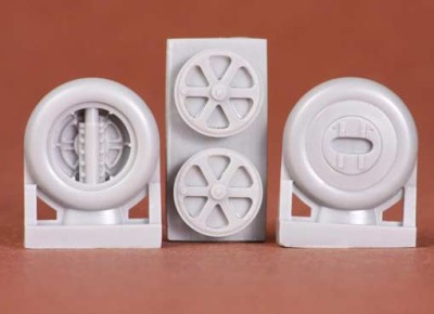 Sbs Model 48048 Gloster Gladiator wheel set - spoked (MERIT) 1/48
