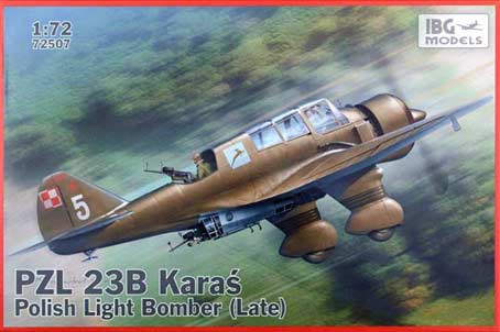 IBG Models 72507 PZL.23B Karas - Polish Light Bomber (late) 1/72