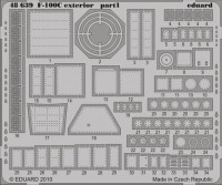 Eduard 48639 F-100C exterior Trumpeter