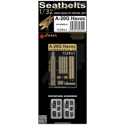 HGW 132641 Seatbelts A-20G Havoc (laser) 1/32