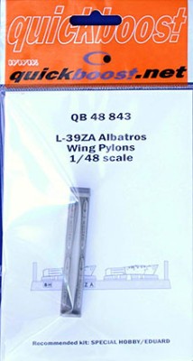 QuickBoost QB48843 L-39ZA Albatros wing pylons (SP.HOB./EDU) 1/48