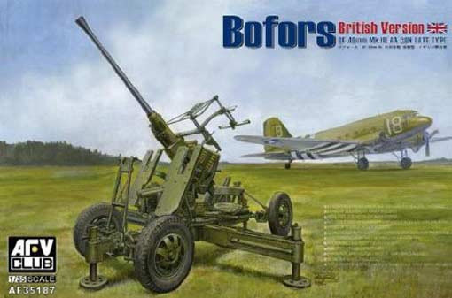 AFV club 35187 British Version of Bofors 40mm MK III 1/35