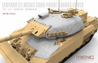 Meng Model SPS-066 Canadian Main Battle Tank Leopard C2 MEXAS Sand-Proof Canvas Cover (RESIN) 1/35