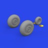 Eduard 6481011 BRASSIN B-26B wheels (ICM) 1/48