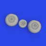 Eduard 6481011 BRASSIN B-26B wheels (ICM) 1/48
