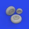 Eduard 6481011 BRASSIN B-26B wheels (ICM) 1/48