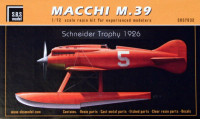 Sbs Model M7032 Macchi M.39 'Schneider Trophy 1926' (resin) 1/72