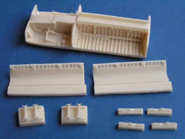 Pavla Models U72-80 S-3A Viking bomb bay + wheel well for Hasegawa/Revell 1:72