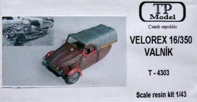 TP Model T-4303 Velorex 16/350 Lorry (complete resin kit) 1/43