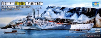 Trumpeter 05359 Tirpitz германский Линкор 1/350