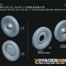 Voyager Model PR35126 WWII German Sd.Kfz.251 /Sd.Kfz.11 Continental Standar Wheels Pattern (For All) 1/35