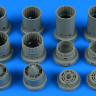 Aires 4845 F-4B Phantom II exhaust nozzles (TAM) 1/48