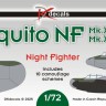 Dk Decals 72146 Mosquito NF Mk.XII-XIX (10x camo) 1/72