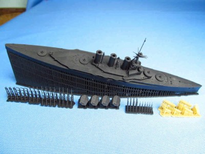 Metallic Details MDR1200-02 HMS Tiger 1943 3D-printed 1/1200