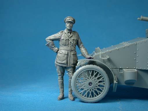 Copper State Models F35-004 Фигура, Офицер подразделения британских бронированных автомобилей RNAS 1/35