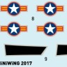 Miniwing Plastic MINI317 North-American T-28B TROJAN / South Vietnamese AF 1/144