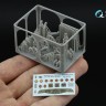 Quinta studio QD+35066 U.S. Diamond T 968A Cargo truck (open cab)(Mirror Models) (с 3D-печатными деталями) 1/35