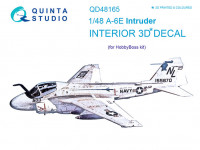Quinta studio QD48165 A-6E Intruder (для модели HobbyBoss) 3D Декаль интерьера кабины 1/48