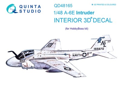 Quinta studio QD48165 A-6E Intruder (для модели HobbyBoss) 1/48