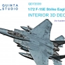 Quinta studio QD72039 F-15E (Academy) 3D Декаль интерьера кабины 1/72