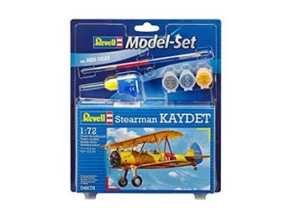 Revell 64676 Самолёт Триплан учебно-тренировочный Stearman Kaydet ВВС США 2МВ (REVELL) 1/72