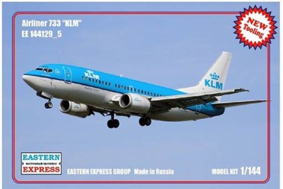 Восточный Экспресс 144129_5 Авиалайнер Б-737-300 KLM ( Limited Edition ) 1/144