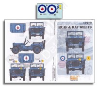 Echelon FD D356225 RCAF & RAF Willys Jeep 1/35