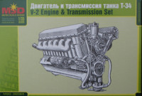 MSD-Maquette MQ 35024 Двигатель и трансмиссия танка Т-34/85 1/35
