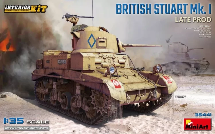 Miniart 35441 British Stuart Mk. I Late Prod. Interior Kit 1/35