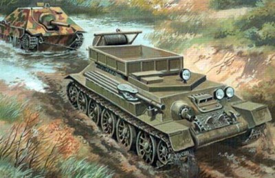 UniModel UMM-72389 Recovery tractor based on T-34 tank 1/72
