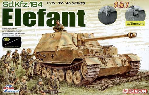 Dragon 6871 Sd.kfz.184 Elefant ( 2in1 Kit)