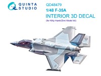 Quinta studio QD48479 F-35A (Kitty Hawk/Zimi Model) 1/48