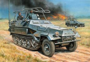 Звезда 3604 Бронетраспортер "Ханомаг" SdKfz 251/3 Ausf. B радиомашина 1/35