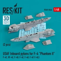 Reskit 48446 USAF Inboard pylons for F-4 'Phantom II' (2x) 1/48