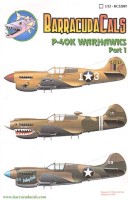 Barracuda Studios BC-32007 Curtiss P-40K Warhawks Pt 1 (3) 246040 White 13 64thFS, 57thFG Lt R.Johnson 'Jay' Tunisia 1943 1/32
