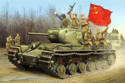Trumpeter 01566 Советский тяжелый Танк КВ-1С 1/35