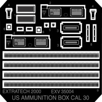 EXTRATECH EXTEV3504 Set Munition Box I. 1:35
