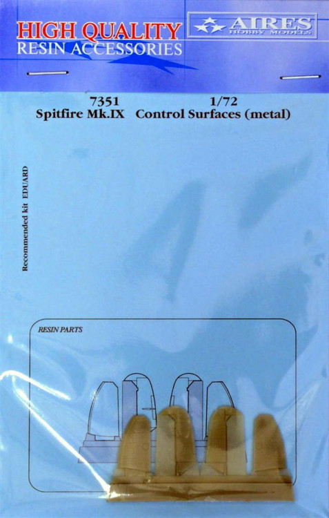 Aires 7351 Spitfire Mk.IX control surfaces - metal (EDU) 1/72