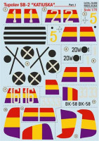 Print Scale 72-292 Tupolev SB-2 Katiuska - part 1 (wet decals) 1/72