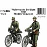 CMK F72407 Wehrmacht Soldiers with Military Bicycles 1/72