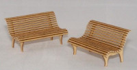 Plus model 402 Spa benches 1:35