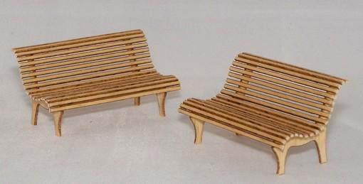 Plus model 402 Spa benches 1:35