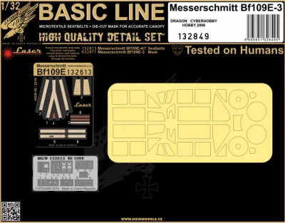 HGW 132849 Bf 109E-3 (DRAG/CYBERH.) BASIC LINE 1/32