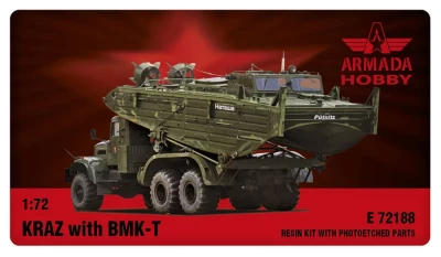 Armada Hobby E72188 KRAZ with BMK-T (resin kit w/ PE) 1/72