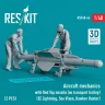 Reskit F48044 Aircraft mechanics w/ Red Top missile (2 fig) 1/48