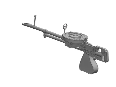 Art Scale 200-A48044 Vickers K - light machine gun, Great Britain, pre-war and WWII period 1/48