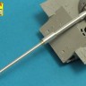Aber 35 L-255 Israeli 105 mm M-68 tank barrel for TIRAN 4 SHARIR (designed to be used with MiniArt kits) 1/35