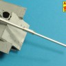 Aber 35 L-255 Israeli 105 mm M-68 tank barrel for TIRAN 4 SHARIR (designed to be used with MiniArt kits) 1/35